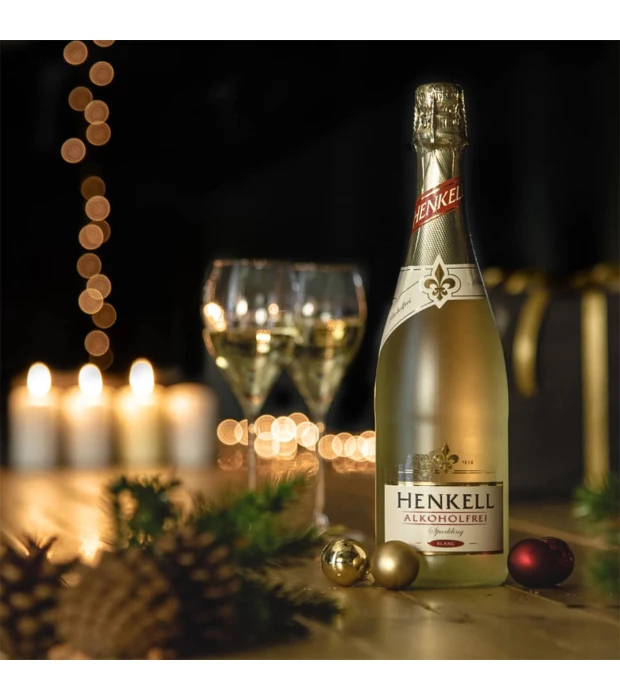 Вино игристое Henkell AlkoholFrei Безалкогольное белое полусладкое 0,75л 0% купить