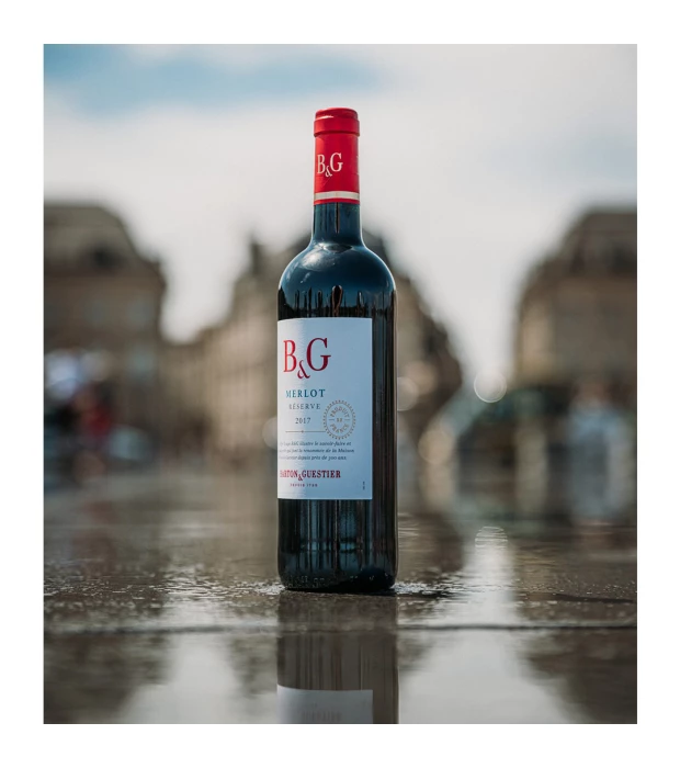 Вино Barton & Guestier Merlot Reserve красное сухое 0,75л 13% купить