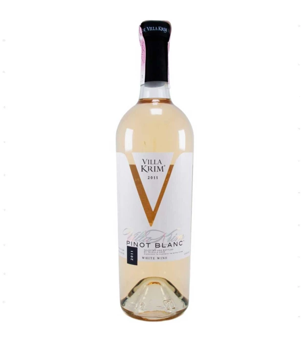 Вино Villa Krim Pinot Blanc біле сухе 0,75л 9,5-13%