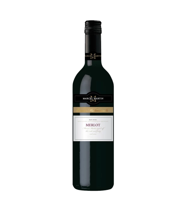 Вино Marcel Martin Merlot красное сухое 0,75л 13%