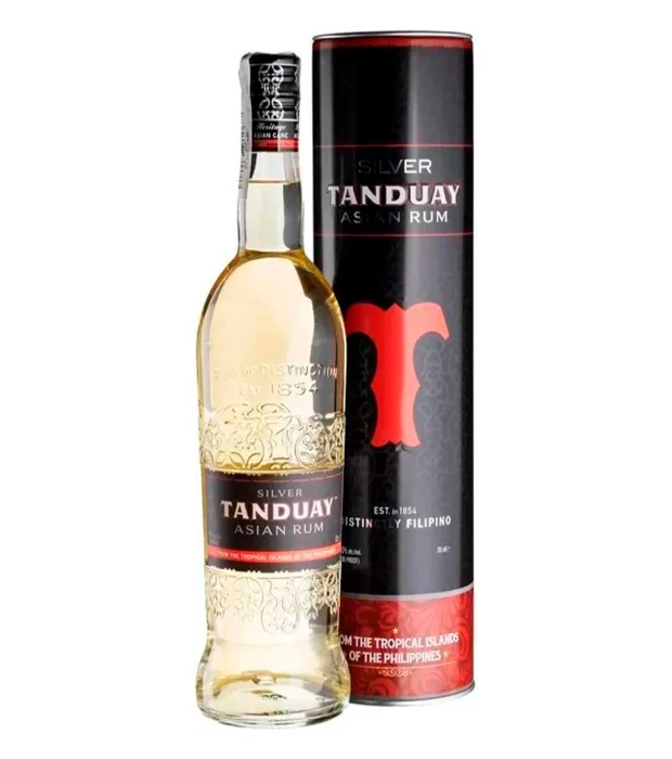 Ром Tanduay Asian Rum Silver тубус 700мл 40%