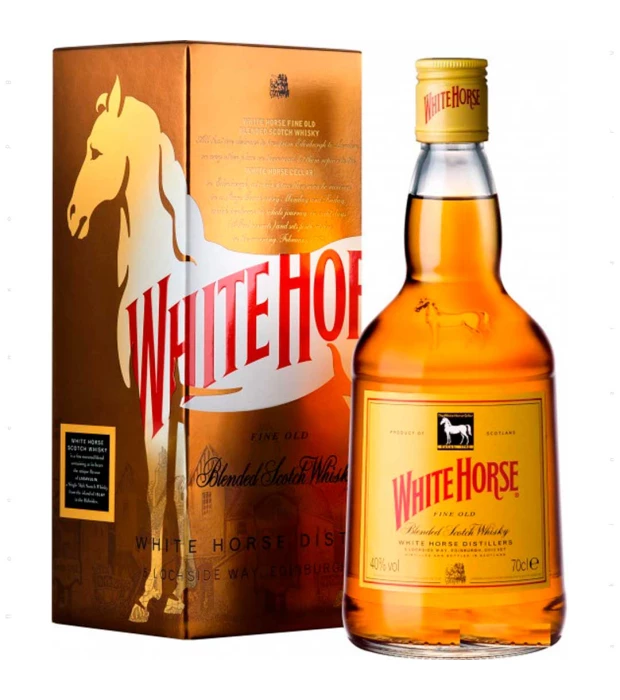 Виски White Horse выдержка 4 года 0,7 л 40% в подарочной упаковке