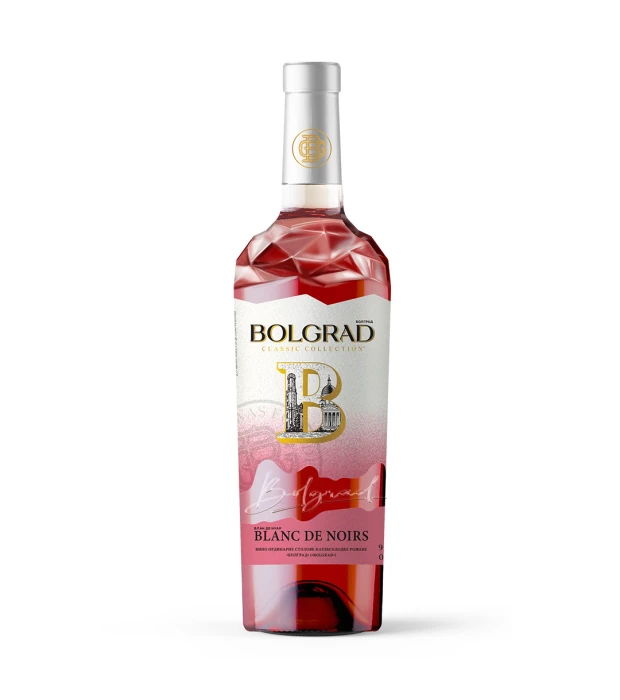 Вино Bolgrad Color Blanc de Noirs розовое полусладкое 0,75л 9-13%