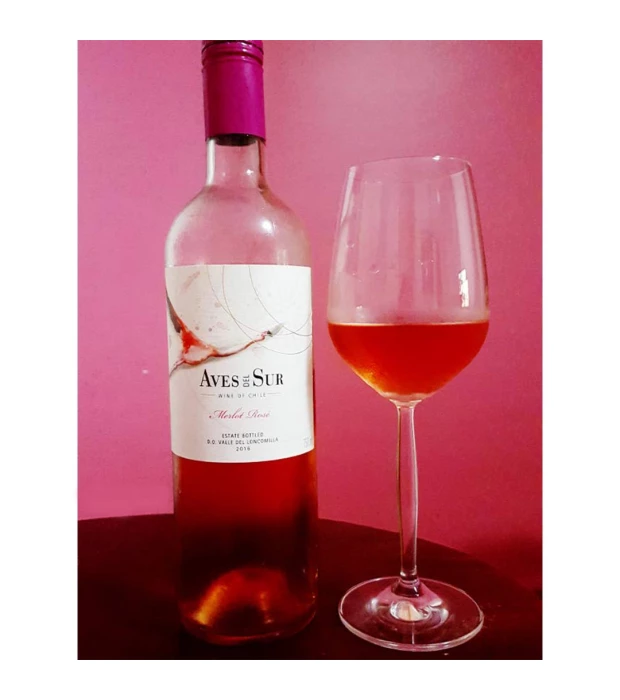 Вино Aves del Sur Merlot Rose рожеве напівсухе 0,75л 13,4% купити