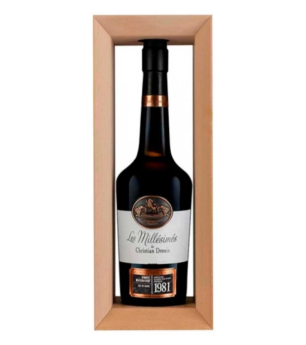 Кальвадос Кер де Лион Пеи д'Ож 1981, Calvados Christian Drouin (деревянная коробка) 0,7л 40%