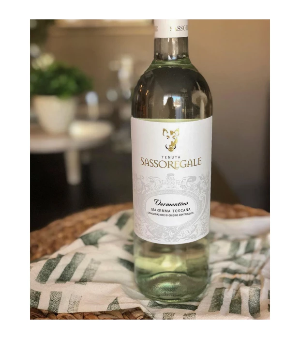Вино Sassoregale Vermentino DOC белое сухое 0,75л 13,5% купить