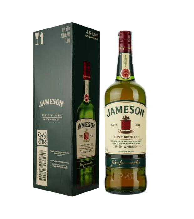 Віскі Jameson Irish Whiskey 4,5 л 40% без гойдалки