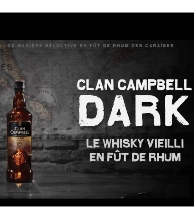 Віскі Clan Campbell Dark 0,7л 40% купити