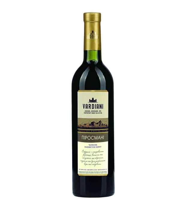 Вино Vardiani Піросмані червоне напівсухе 0,75л 9,5-14%