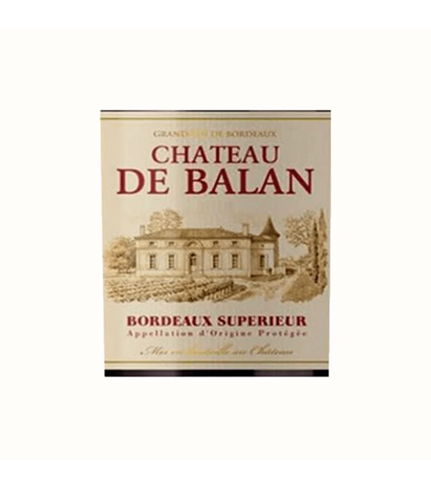 Вино Les Grands Chais de France Chateau de Balan червоне сухе 0,75л 13,5% купити