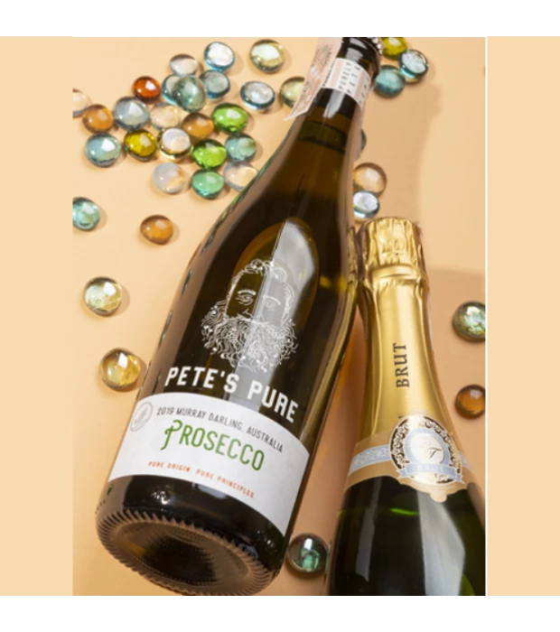 Вино игристое Pete’s Pure Prosecco белое сухое 0,75л 9,5% купить