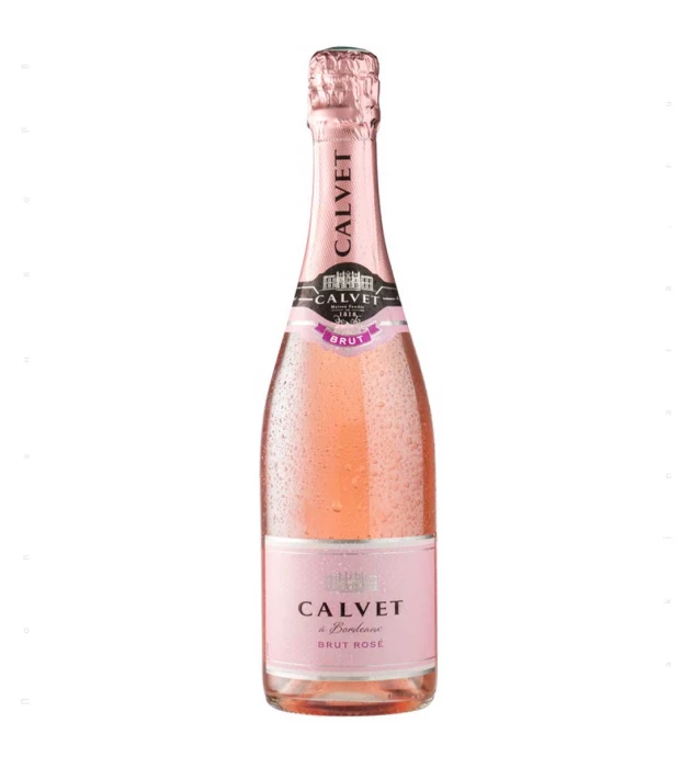 Вино игристое Calvet Cremant de Bordeaux Brut розовое брют 0,75л 10,5%