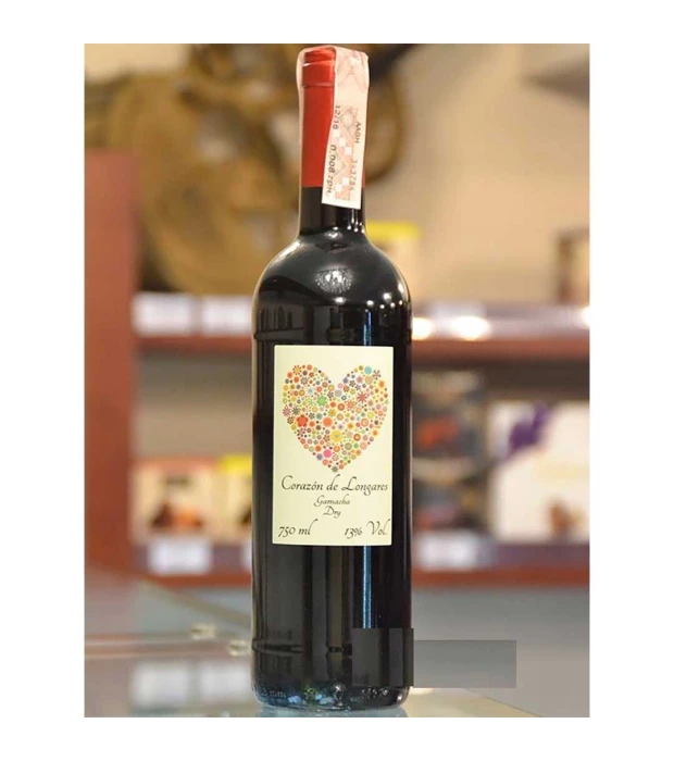 Вино Сorazon de Longares Garnacha Dry червоне сухе 0,75л 13% купити
