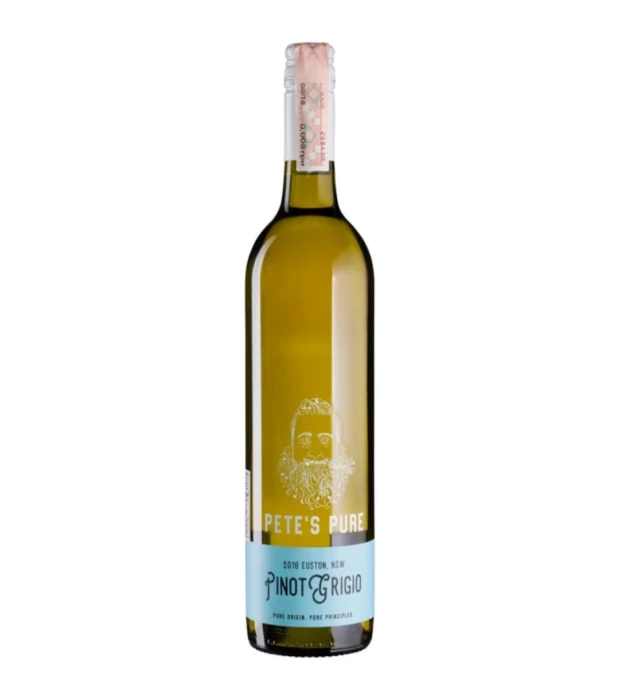 Вино біле сухе Pete's Pure Pinot Grigio 0,75 л 12%