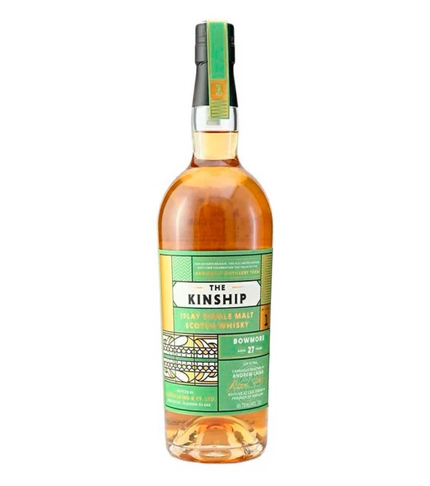 Віскі односолодовий The Kinship Bowmore 27 years old The Kinship 0,7л 48,1%
