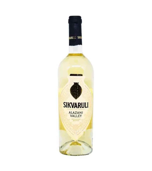 Вино Sikvaruli Алазанська Долина напівсолодке біле 0,75л 10,5-12%