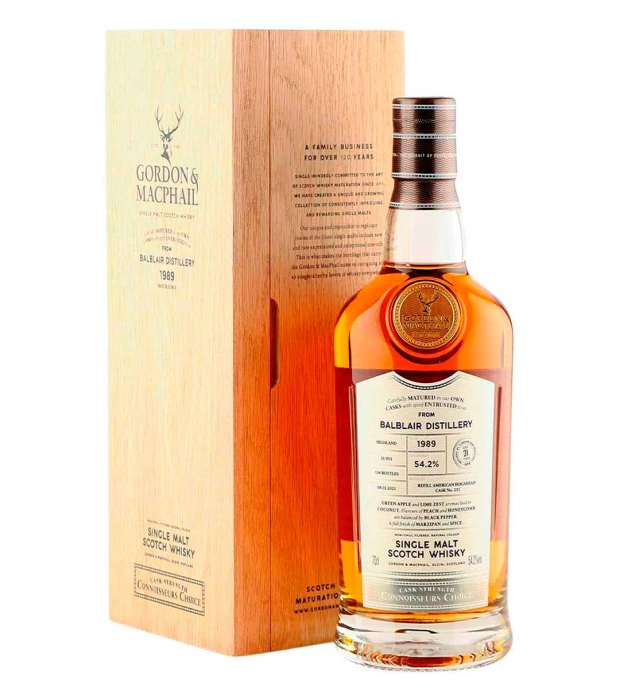Виски односолодовый "Balblair Connoisseurs Choice" 1991,Gordon & MacPhail 0,7л 51,8%