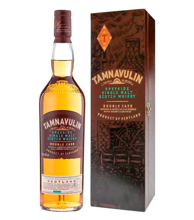 Виски "Тамнавулин дерев. короб" Уайт энд Маккей 0,7л 40%