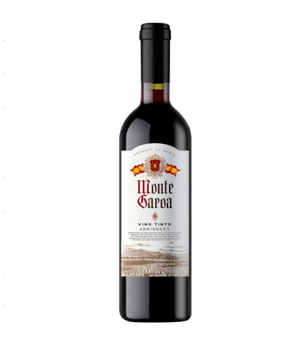 Вино Monte Garoa Tinto червоне напівсолодке 0,75л 10,5%