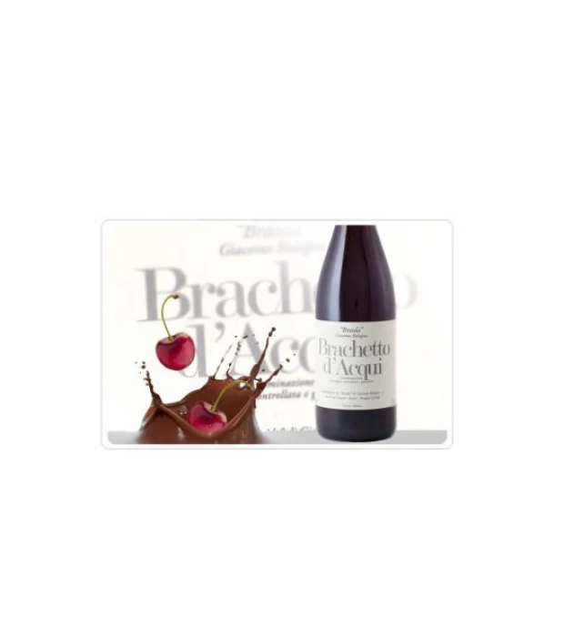 Вино ігристе Brachetto d`Acqui Braida червоне солодке 0,75л 5,5% купити