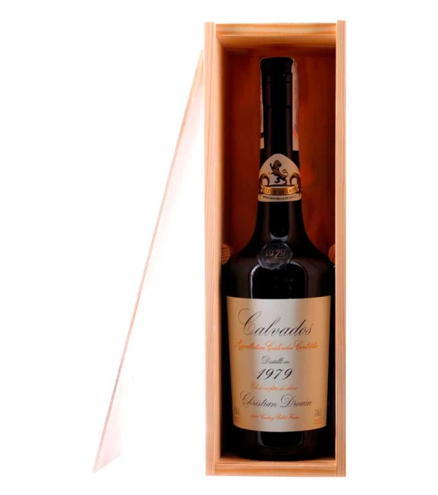 Кальвадос Кер де Лион Пеи д'Ож 1979, Calvados Christian Drouin (деревянная коробка) 0,7л 40%
