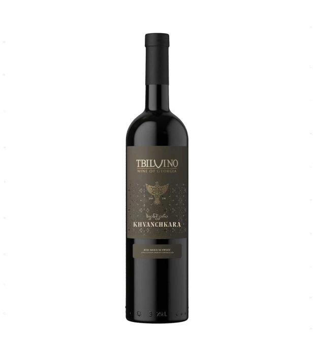 Вино Tbilvino Хванчкара червоне напівсолодке 0,75л 11%