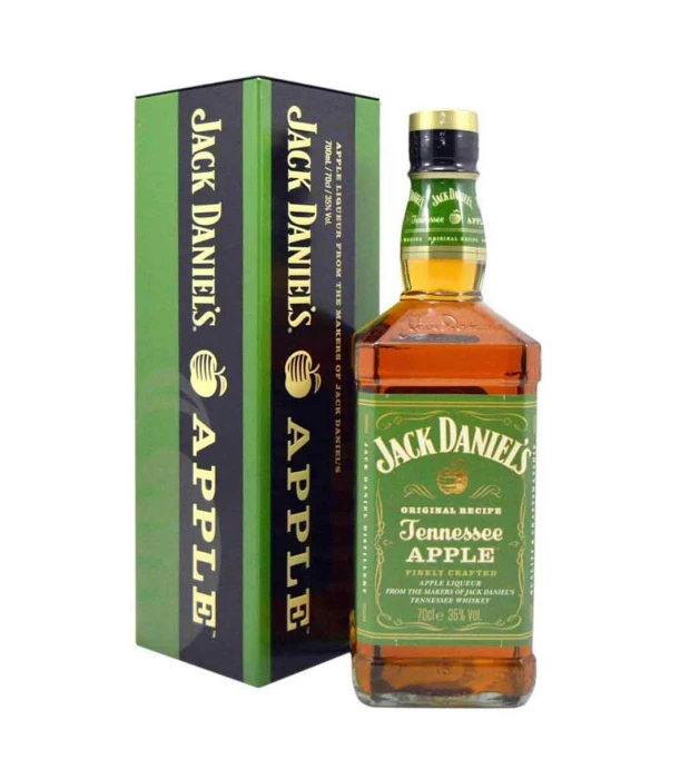 Віскі-лікер Jack Daniel's Tennessee Apple 0,7л 35% у металевій коробці