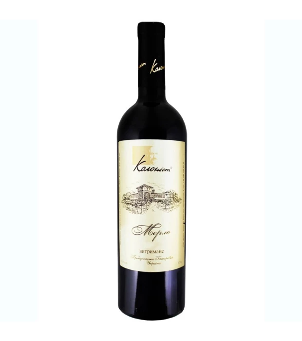 Вино Мерло червоне сухе Колоніст 0,75 л 14%