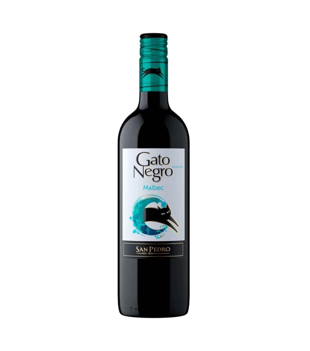 Вино Gato Negro Malbec червоне сухе 0,75л 13%