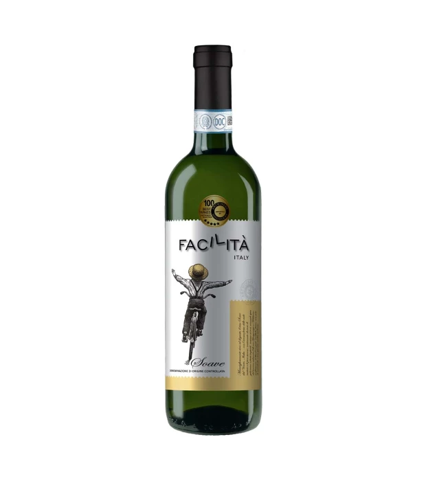 Вино Facilita Soave DOC біле сухе 0,75л 11,5%