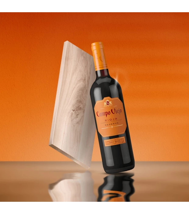 Вино Campo Viejo Rioja Reserva червоне сухе 0,75л 10,5-15% купити