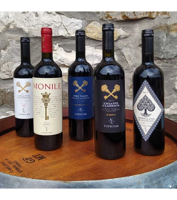 Вино Fattoria Viticcio Morellino di Scansano 2016 червоне сухе 0,75л 14,5% купити