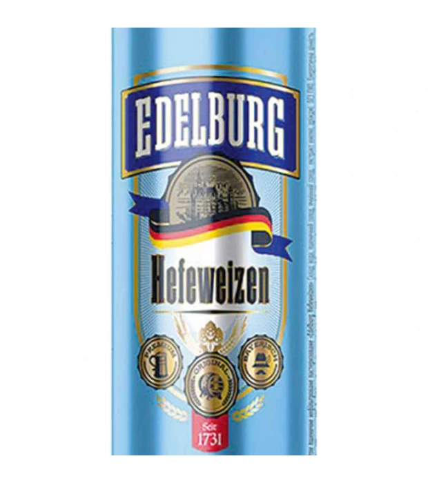Пиво Edelburg Hefeweizen світле нефільтроване 5,1% 0,5л купити