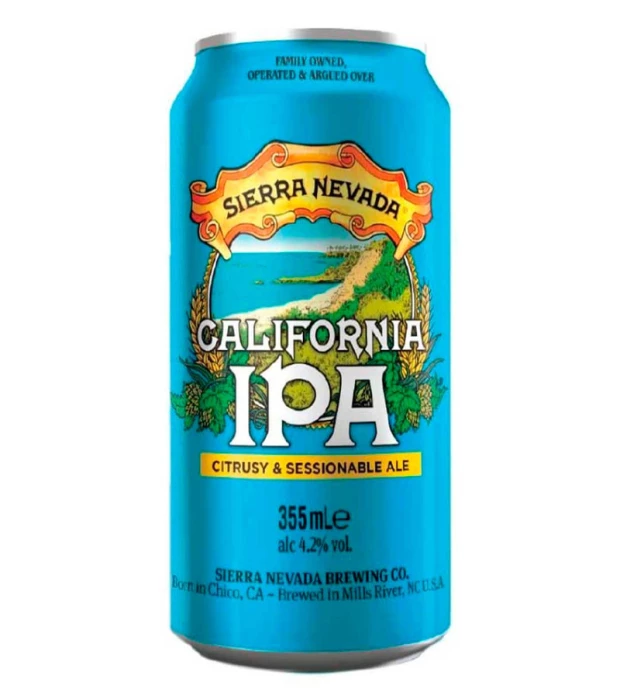 Пиво світле непастеризоване фільтроване Сієрра Невада Каліфорнія IPA 355мл 4,2%