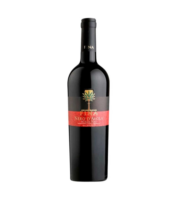 Вино Fina Nero d'Avola червоне сухе 0,75 л 13,5%