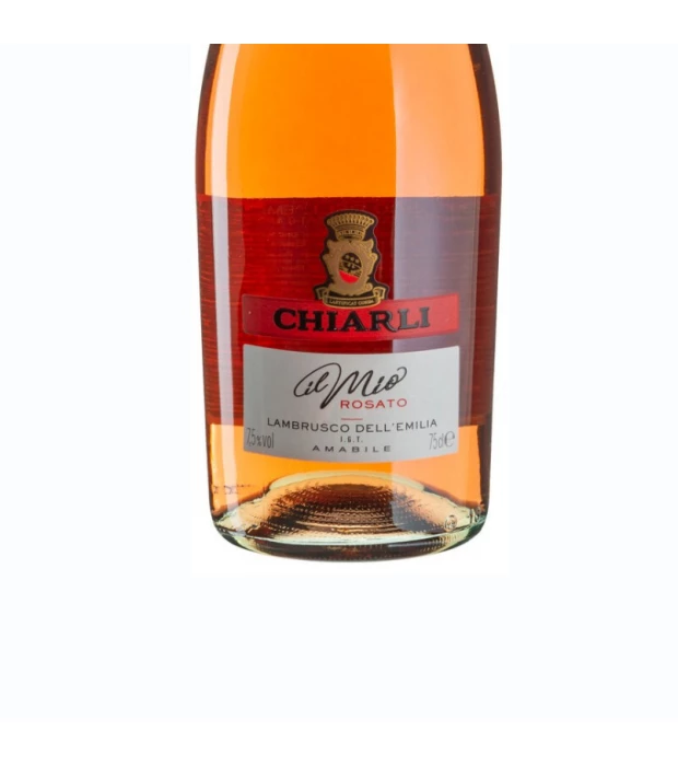Вино игристое Chiarli Lambrusco Rosato розовое сладкое 0,75 л 7.5% купить
