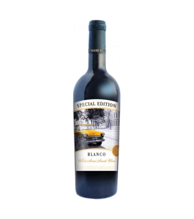 Вино Французский бульвар Blanco белое полусладкое 0,75л 9,5-12%