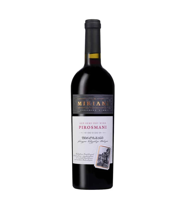 Вино Miriani Пиросмани красное полусухое 0,75л 11-12%