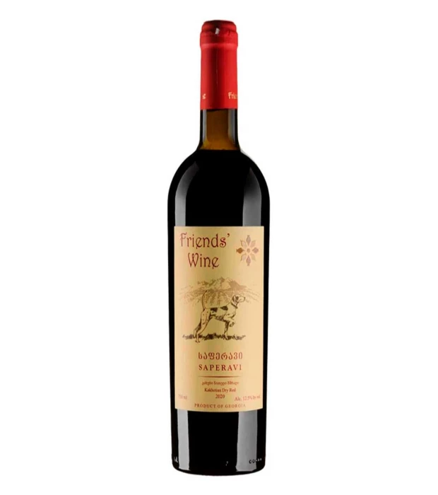 Вино червоне сухе Friends' Wine Saperavi 0,75 л 13,5%
