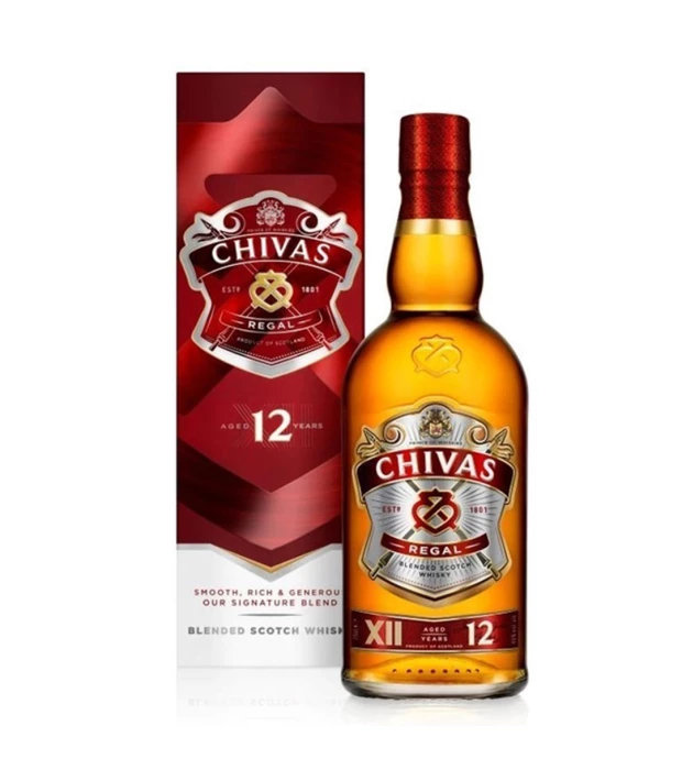 Виски Chivas Regal 12 лет выдержки 0,7л 40% в коробке