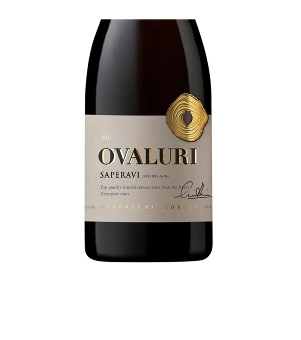 Вино Ovaluri Saperavi красное сухое 0,75л 12,6% купить