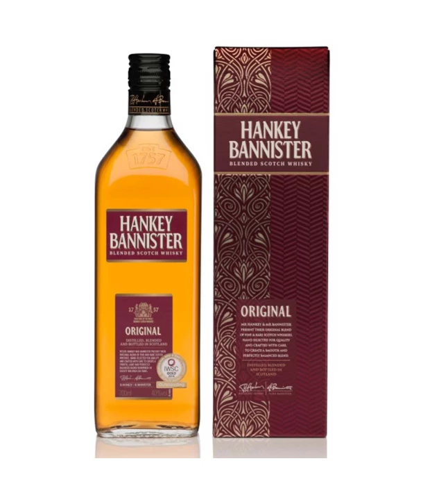 Виски Hankey Bannister Original в подарочной коробке 0,7л 40%