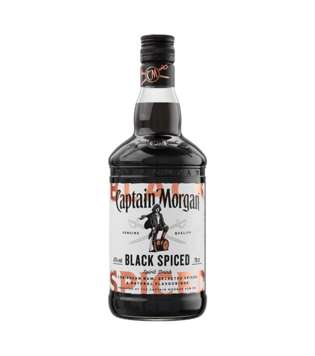 Ромовий напій Captain Morgan Spiced Black 0,7л 40%