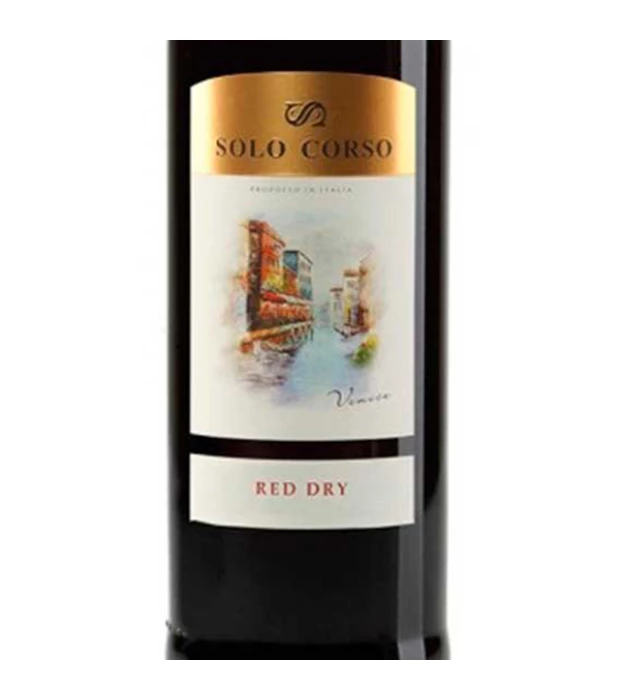 Вино Solo Corso Rosso VDT червоне сухе 1,5л 10,5% купити