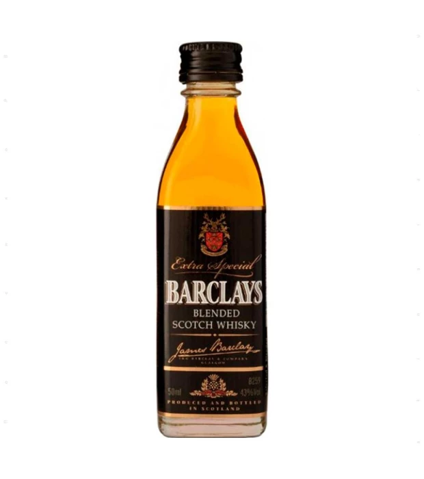 Виски BARKLAYS 3 года, Barclays 3 years 0,05 л 40%
