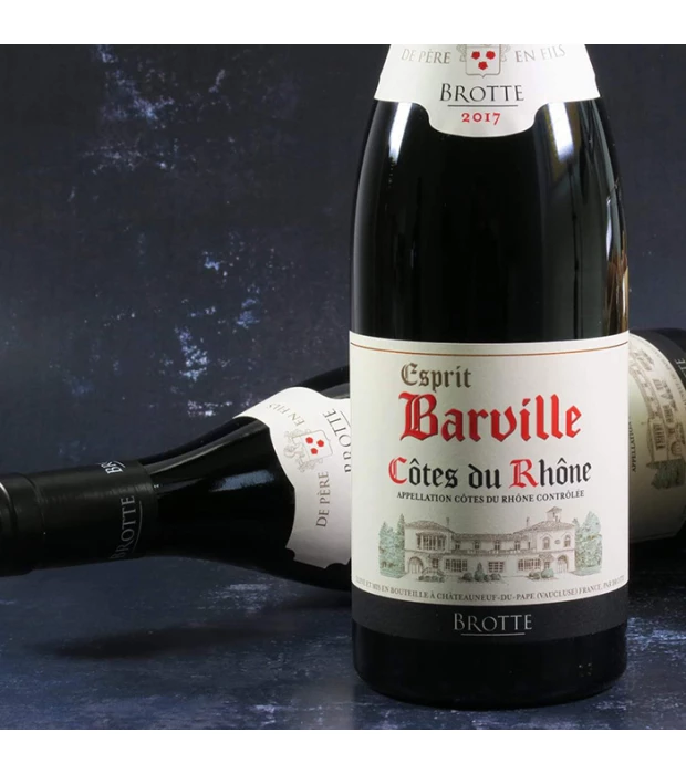Вино Brotte Cotes du Rhone Esprit Barville Rouge червоне сухе 0,75л 14% купити