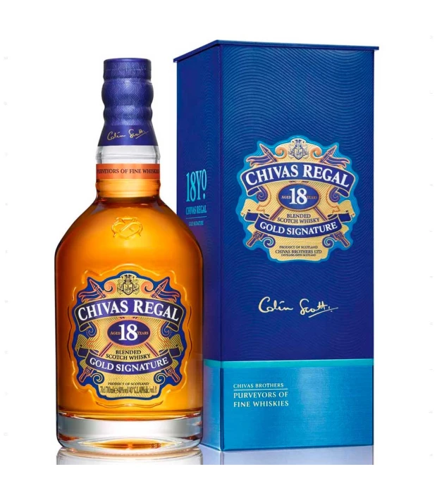 Виски Chivas Regal 18лет 0,7 л 40% в коробке