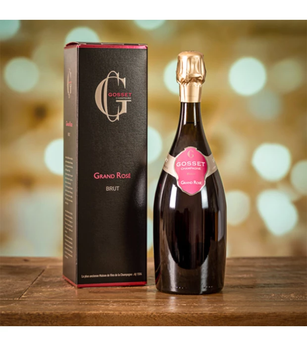 Шампанське Gosset Grand Rose Brut рожеве брют 0,75л 12% купити