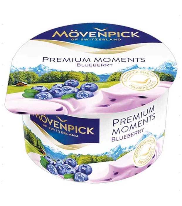 Йогурт Movenpick Premium Moments Черника 5%, 100г