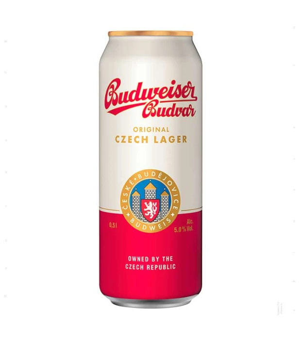 Пиво Budweiser Budvar світле фільтроване 0,5л 5%